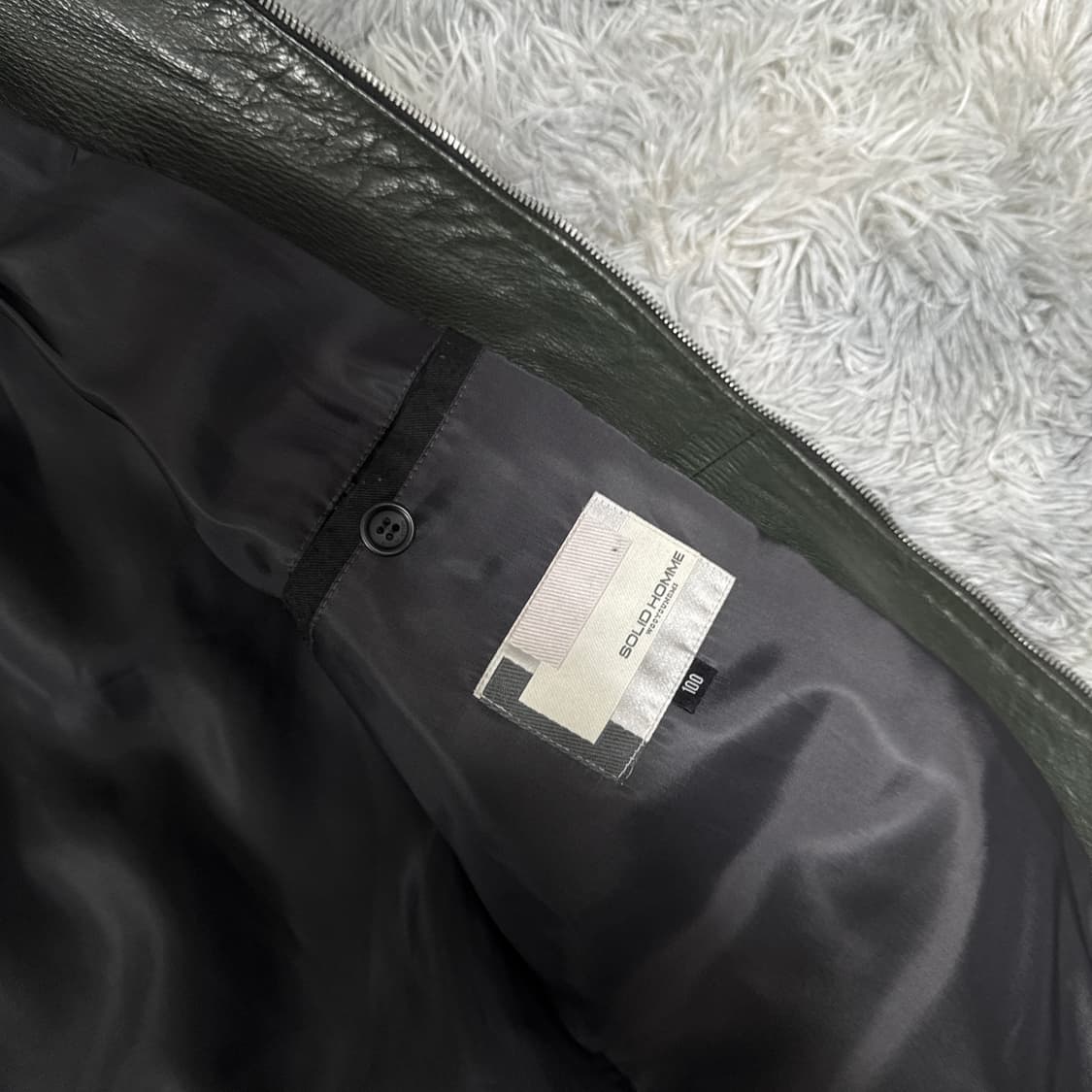 솔리드옴므 양가죽 자켓 L사이즈 상품이미지4