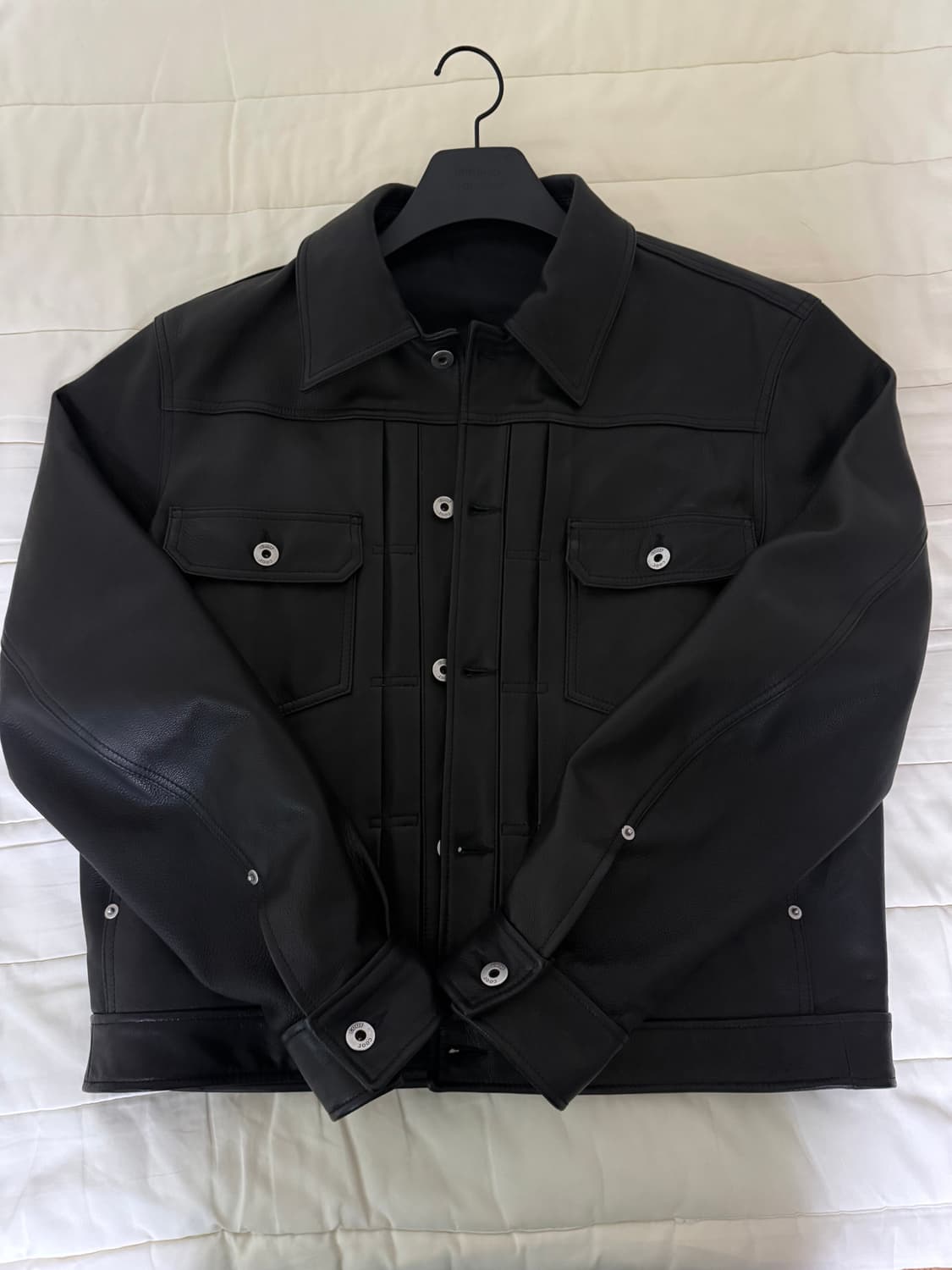 쿠어 고트 스킨 트러커 자켓 M 상품이미지3