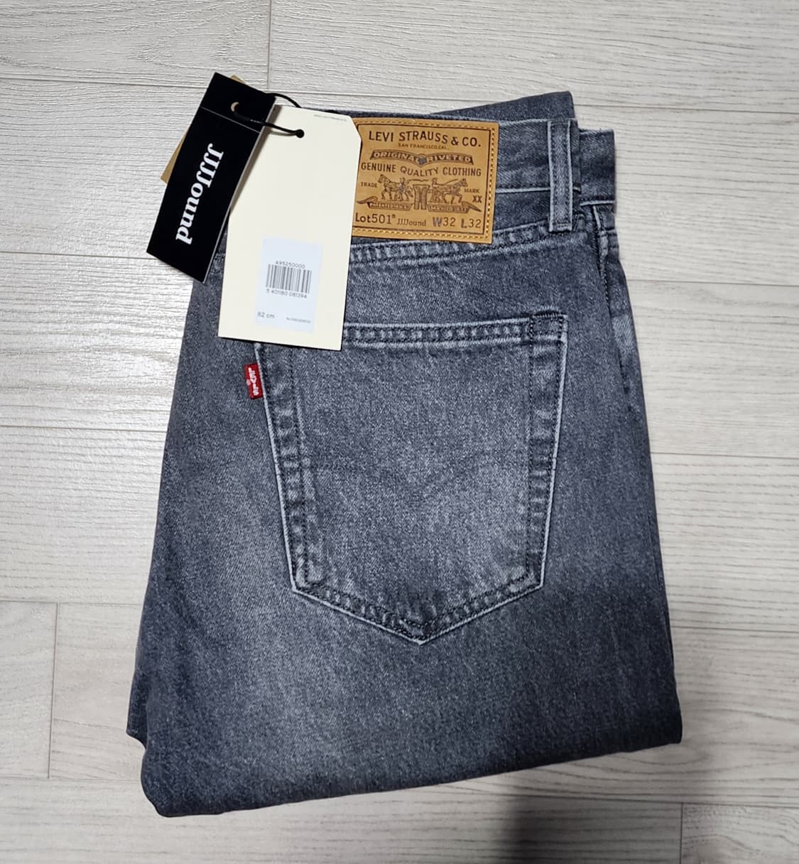 리바이스×자운드 501'93 (그레이 스톤워시) 32×32 상품이미지3