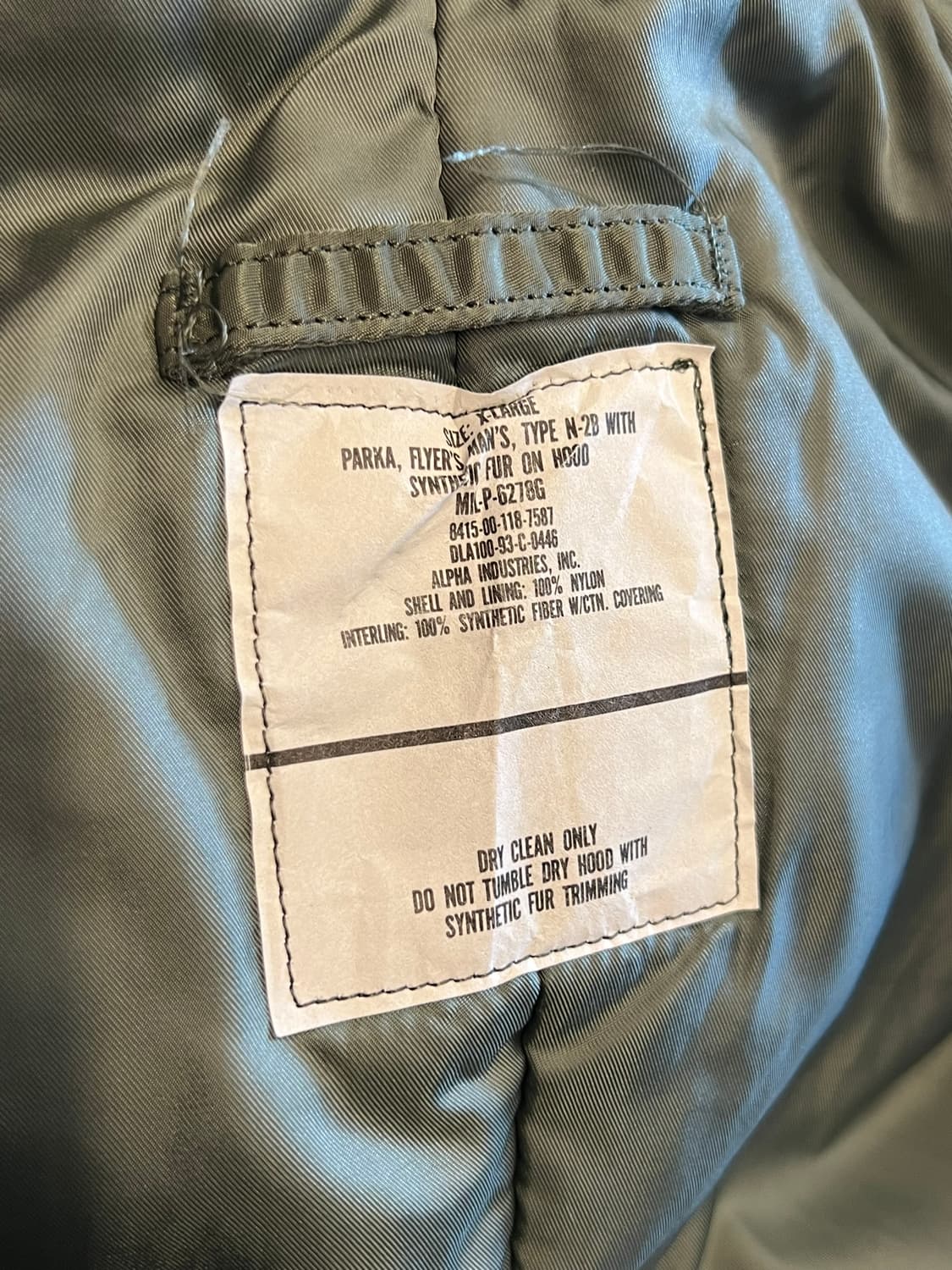 90' [XL] 미군 N2B USA 밀리터리 군납 플라이트 봄버 항공점퍼 상품이미지9