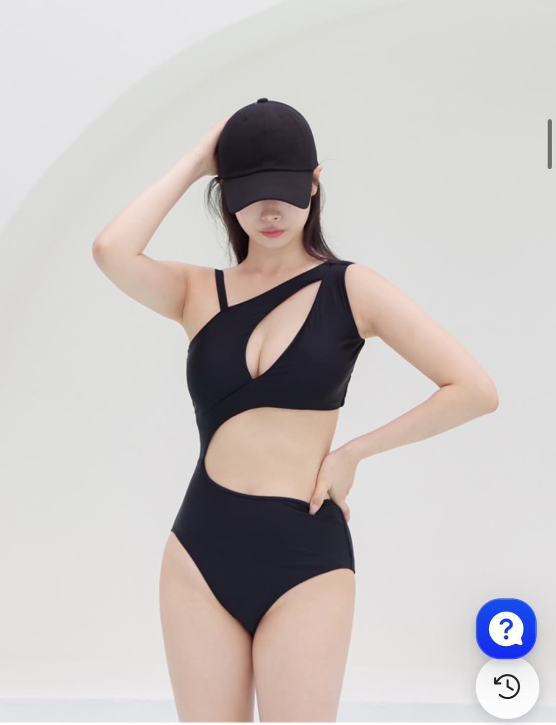 [몸매보정]크로스 볼륨업 모노키니 상품이미지1