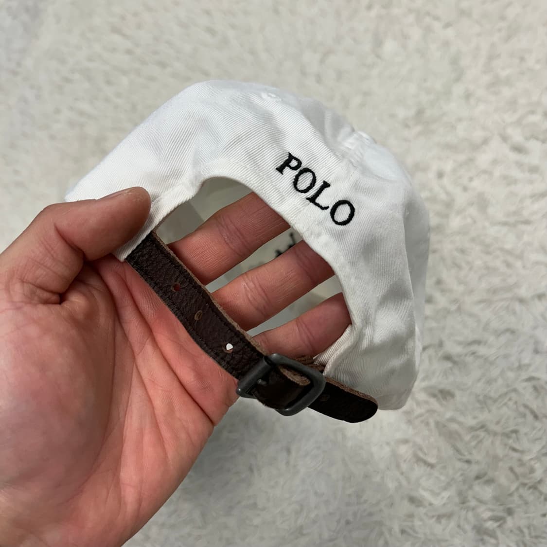 Polo Ralph Lauren white ball cap 상품이미지2