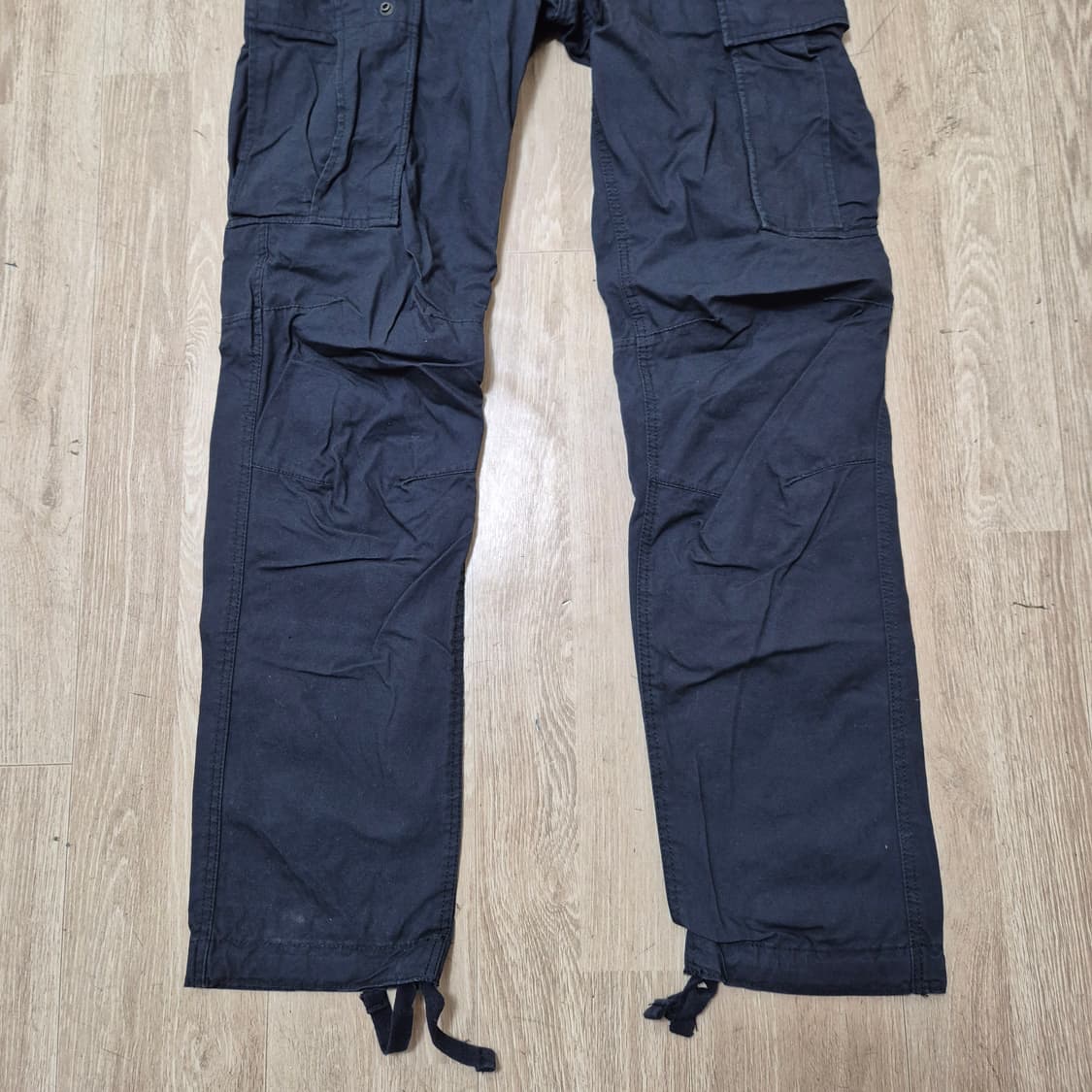 H&M 에이치앤엠 레귤러 핏 밀리터리 코튼 BDU 카고 팬츠 상품이미지3