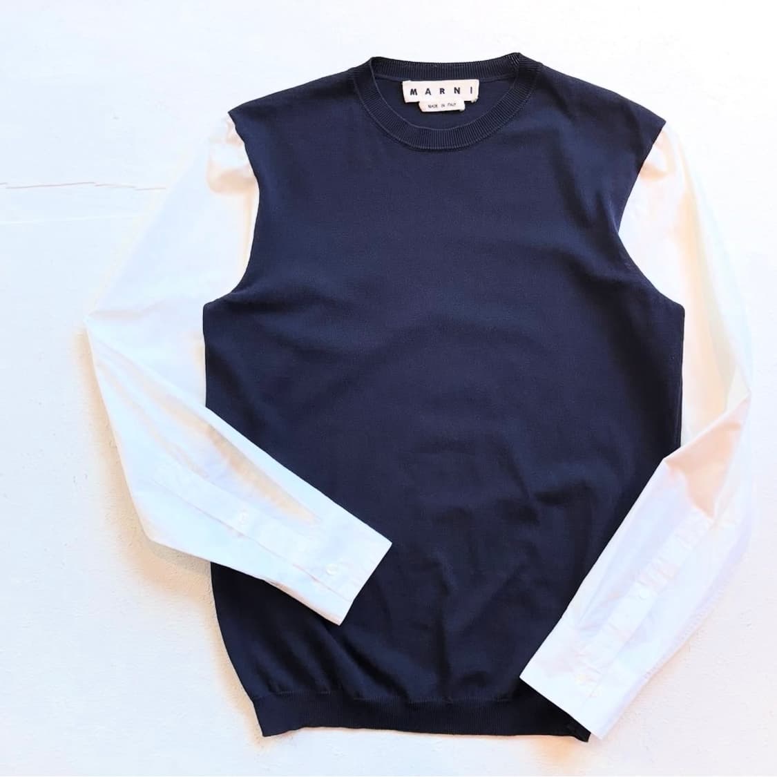 마르니 네이비 니트셔츠 상품이미지3