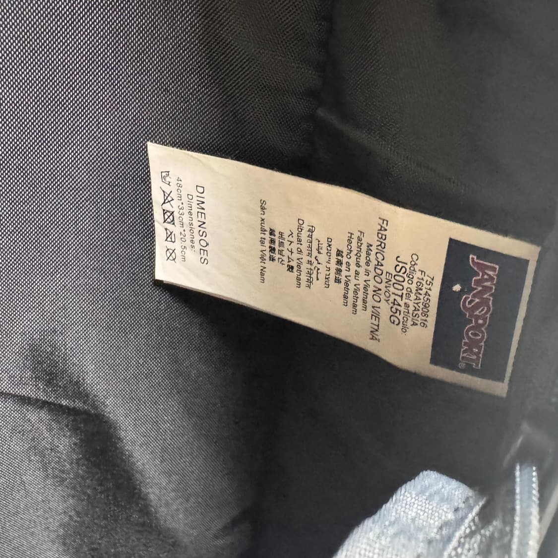 잔스포츠 엔보이 백팩 블랙 상품이미지4