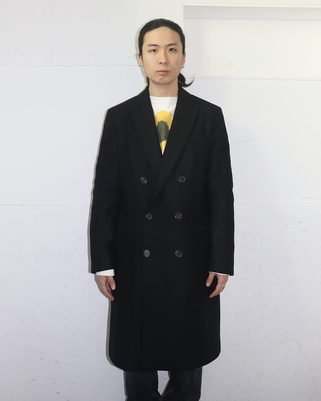 아미 15AW 더블 브레스티드 Tuskania 울 코트 상품이미지1