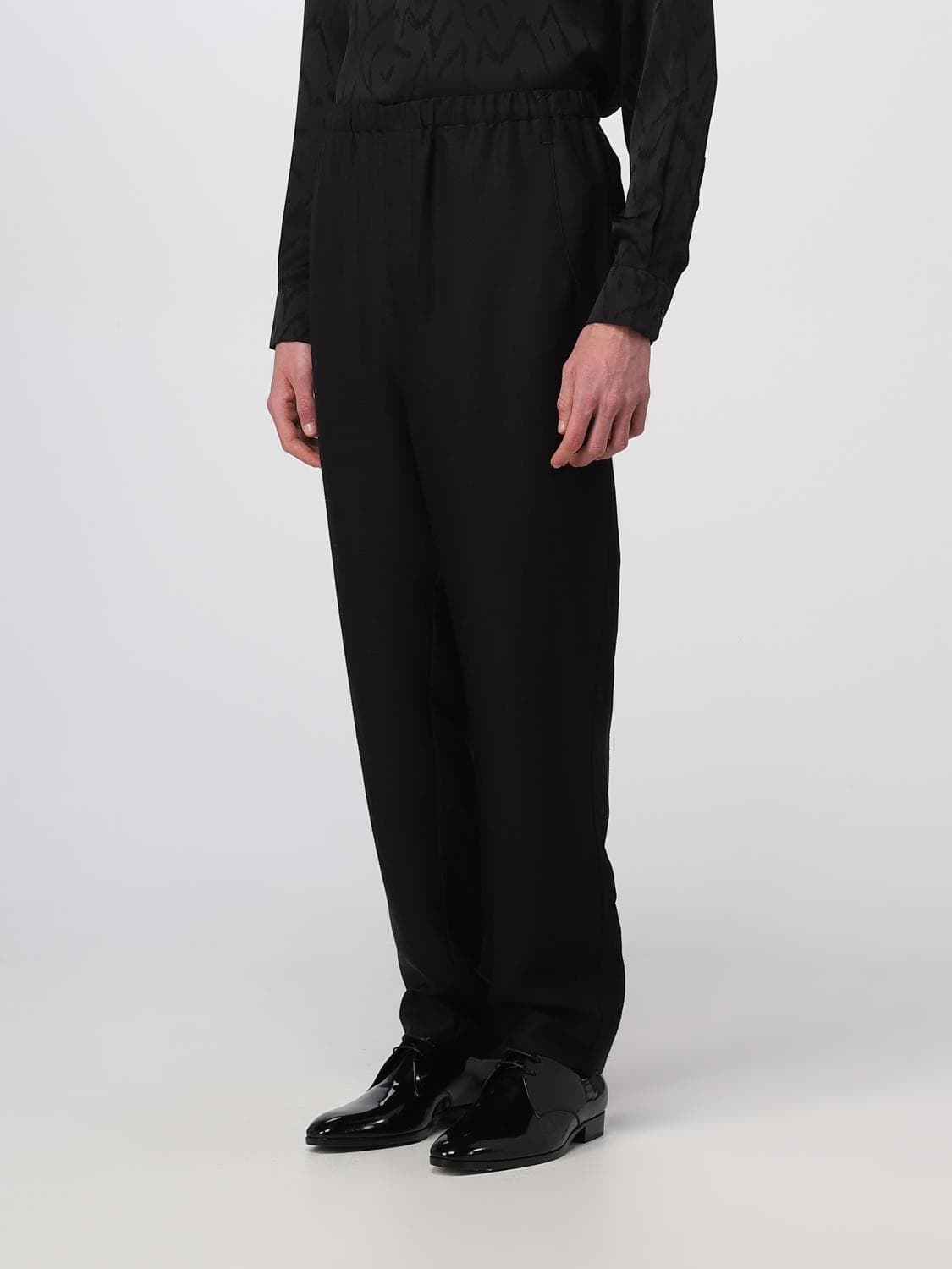 SAINT LAURENT 생로랑 비스코스 트라우저 팬츠 블랙 46사이즈 상품이미지2