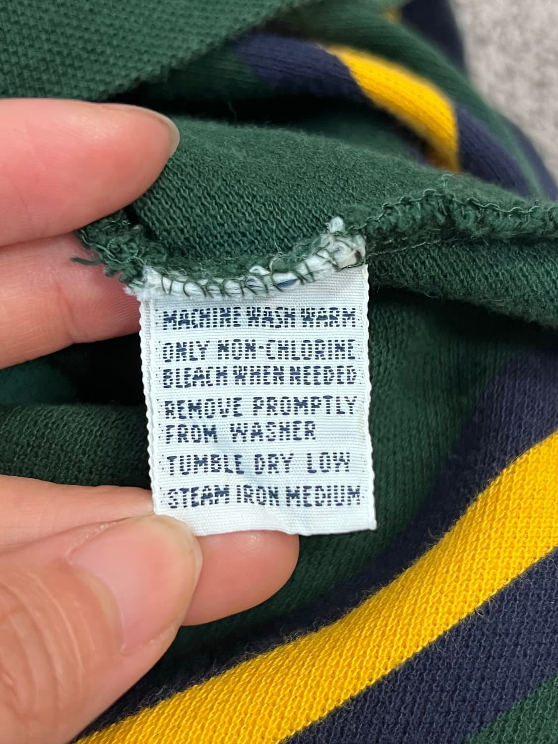 (L) 폴로랄프로렌 스트라이프 긴팔 카라티 상품이미지4