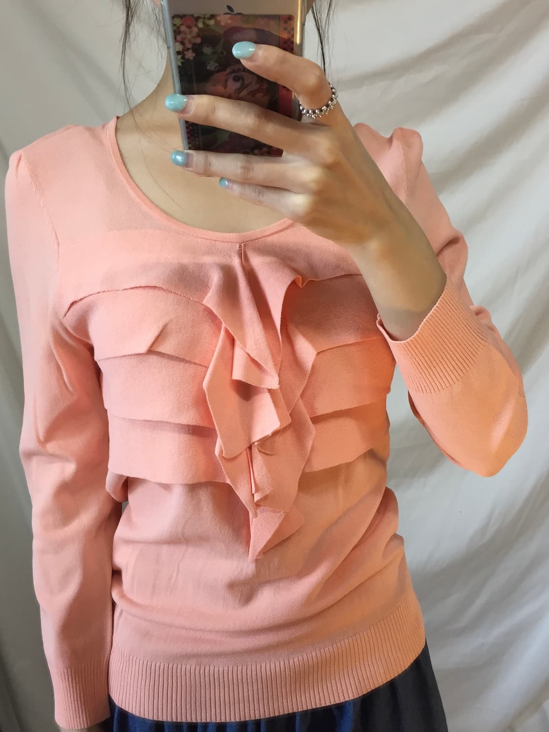 프릴 코랄 탑 상품이미지10