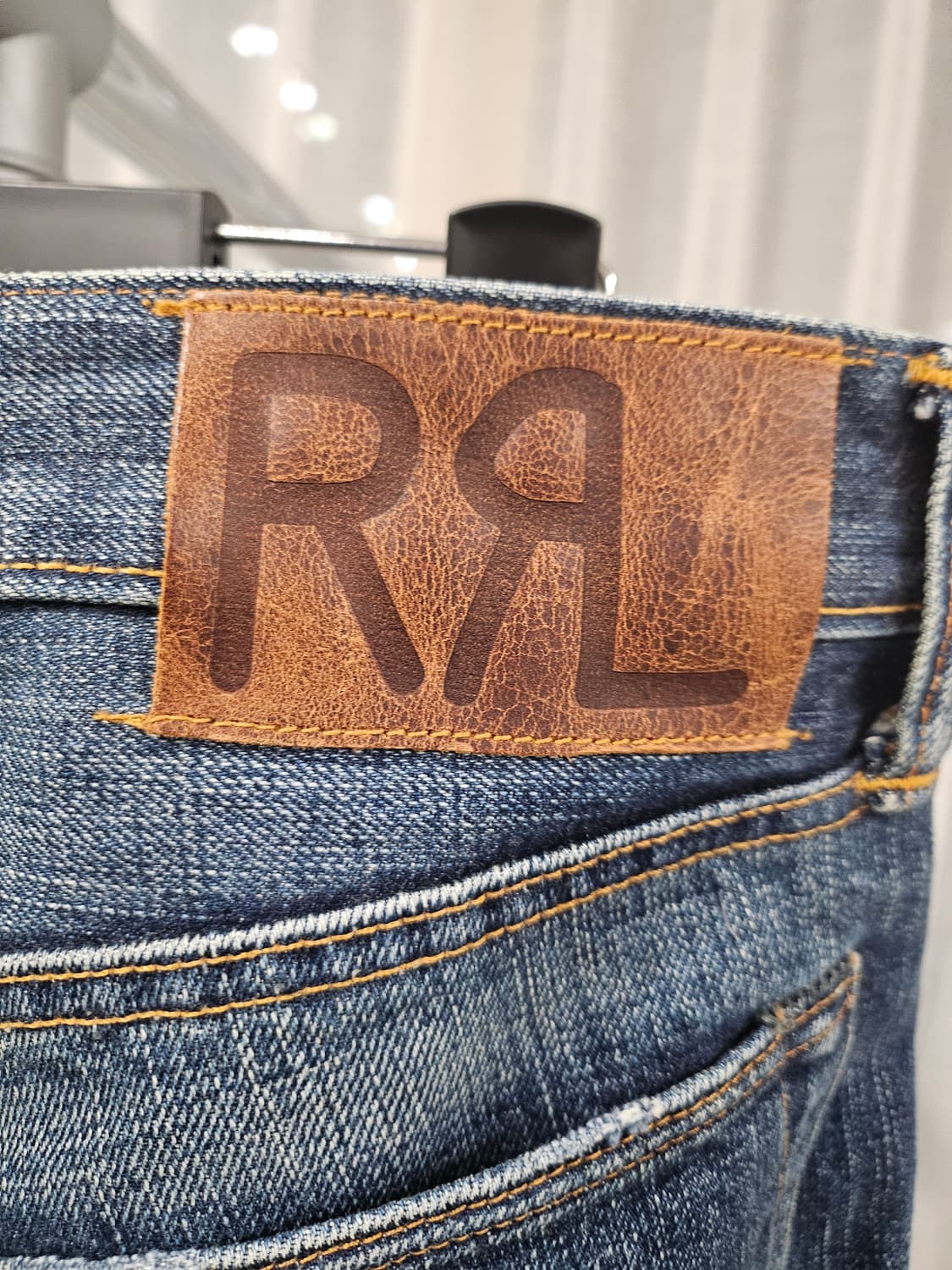 RRL 더블알엘 슬림핏 셀비지 데님 36 상품이미지4