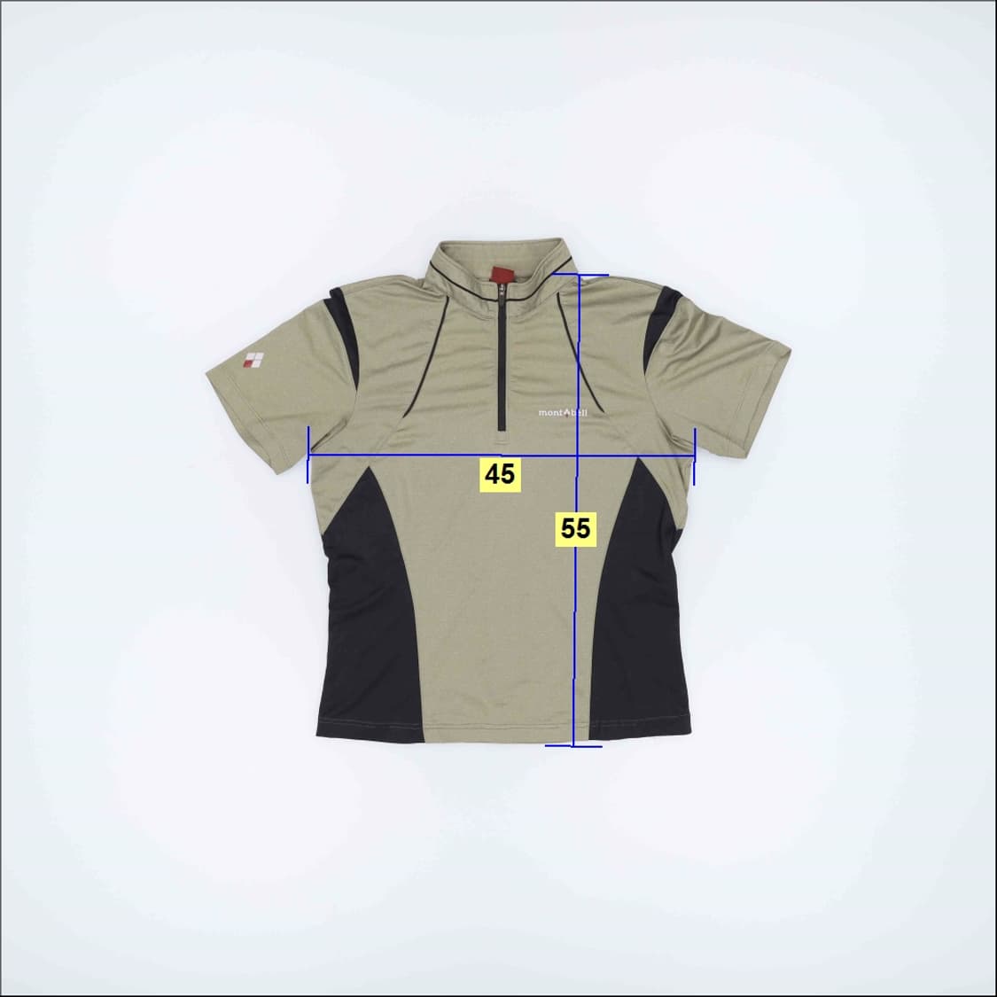 S 몽벨 여성 반집업 반팔티 0320H1 상품이미지7