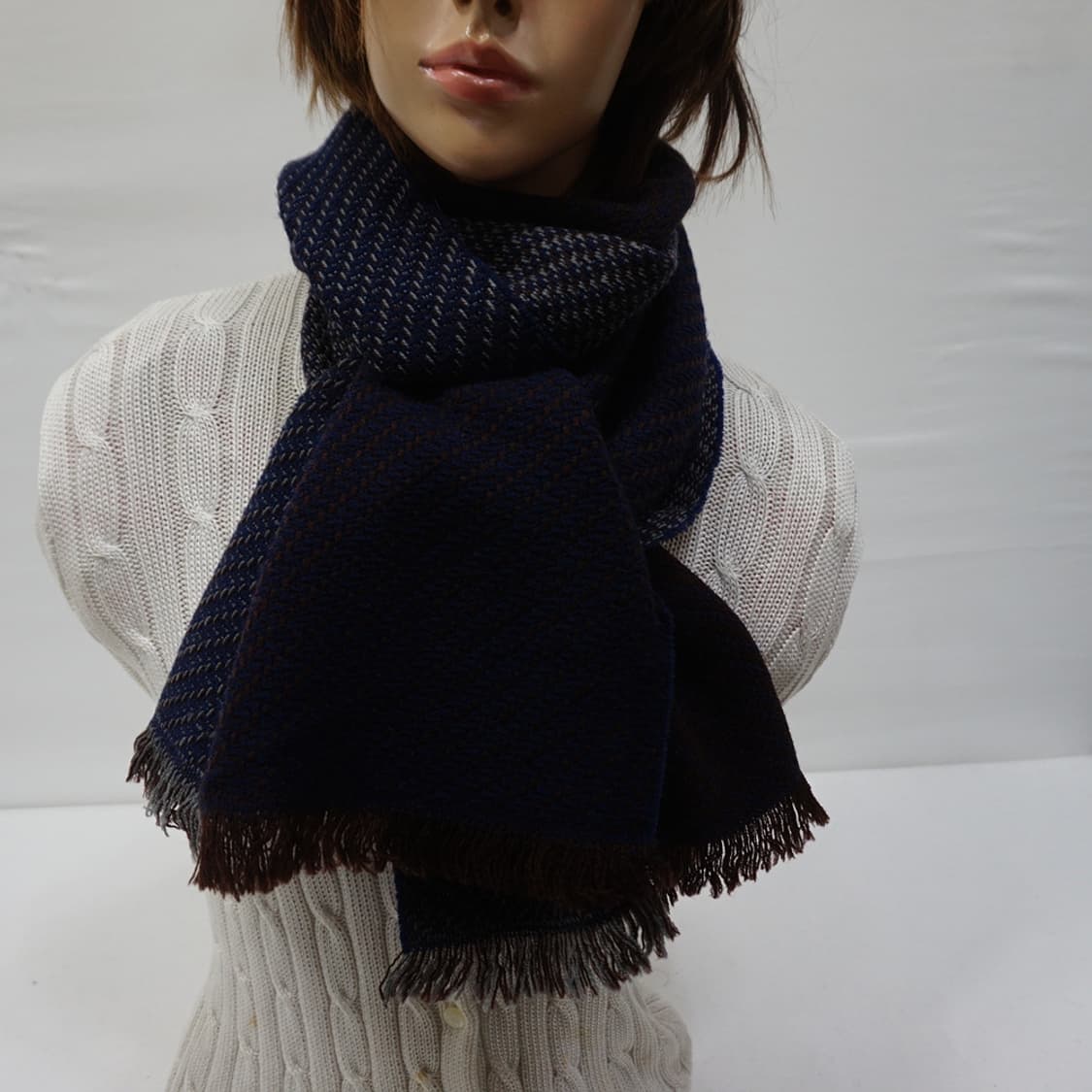 루이까또즈 남성 남자 울 니트 머플러 목도리 훌륭 사랑봉봉 상품이미지2