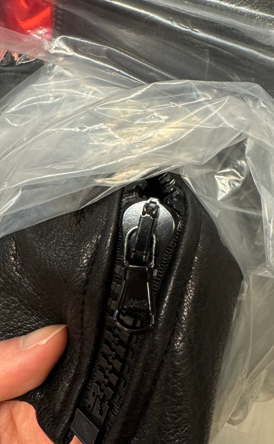 [S]렉토 벤 크링클 레더 자켓 상품이미지5