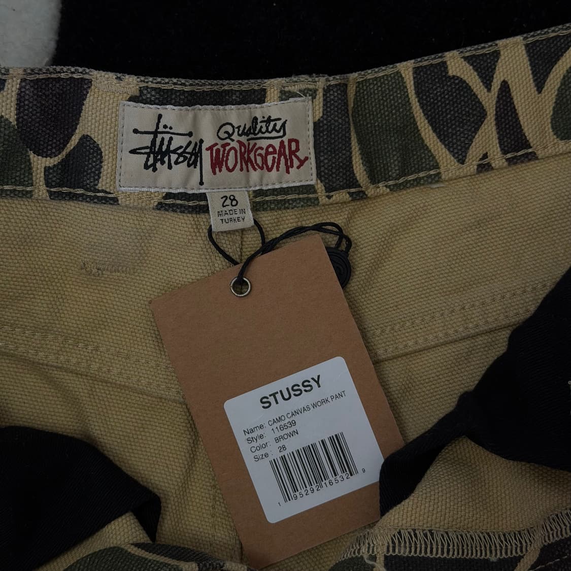 (28) 스투시 카모 워크팬츠 [새상품,택달림] 상품이미지7