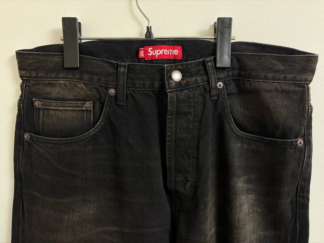 슈프림 셀비지 디스트레스드 루즈핏 진 상품이미지3