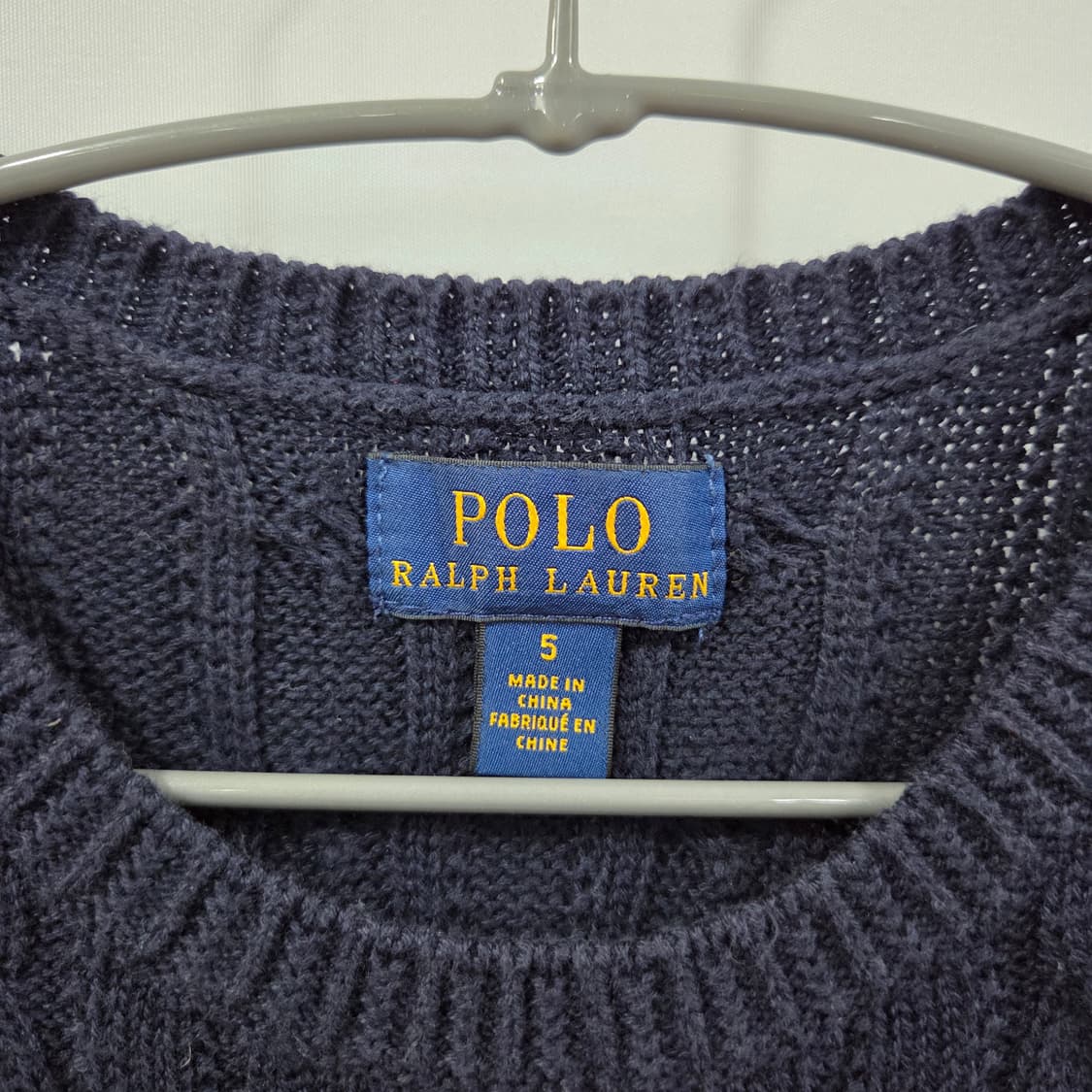 폴로랄프로렌 키즈 케이블 니트 원피스 5 상품이미지3