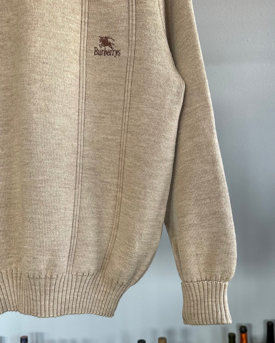 [M-L]버버리 BURBERRYS 퓨어울 잉글랜드산 코만도 니트 상품이미지4