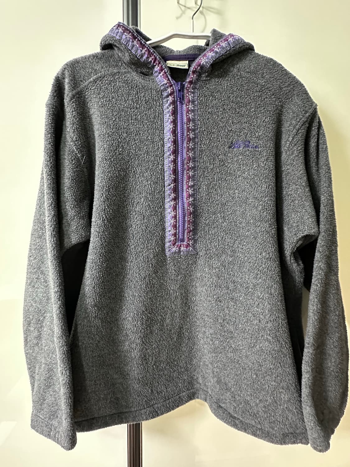 엘엘빈 플리스 하프집 후디 상품이미지2