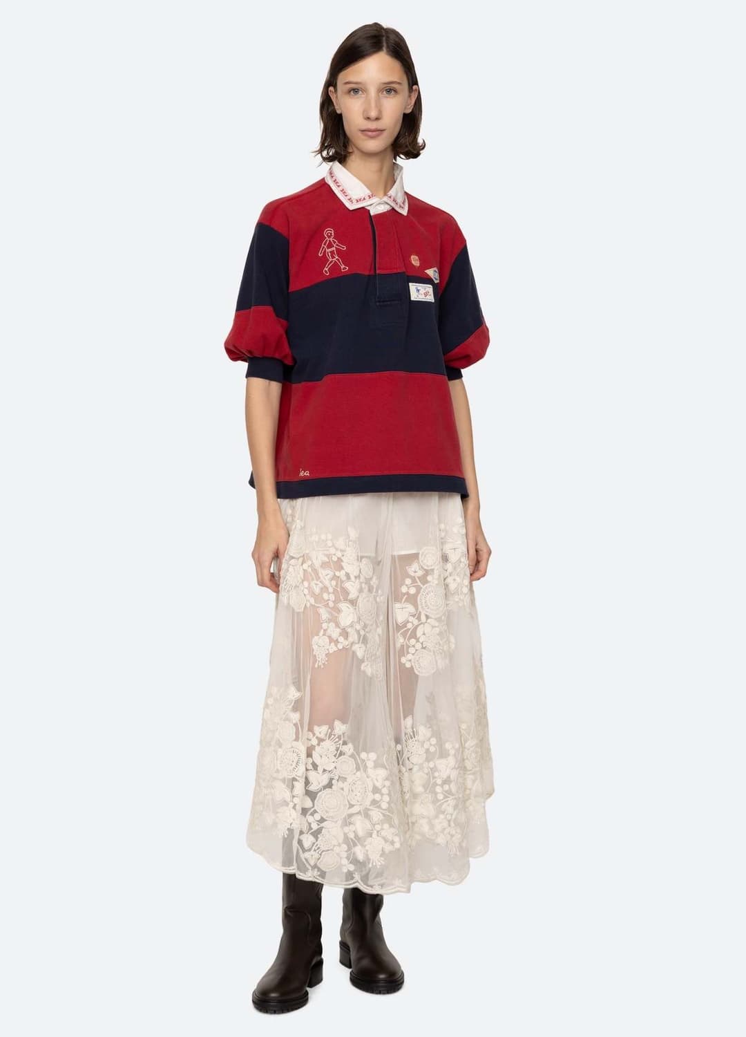 Sea ny 스트라이프 럭비티 상품이미지2