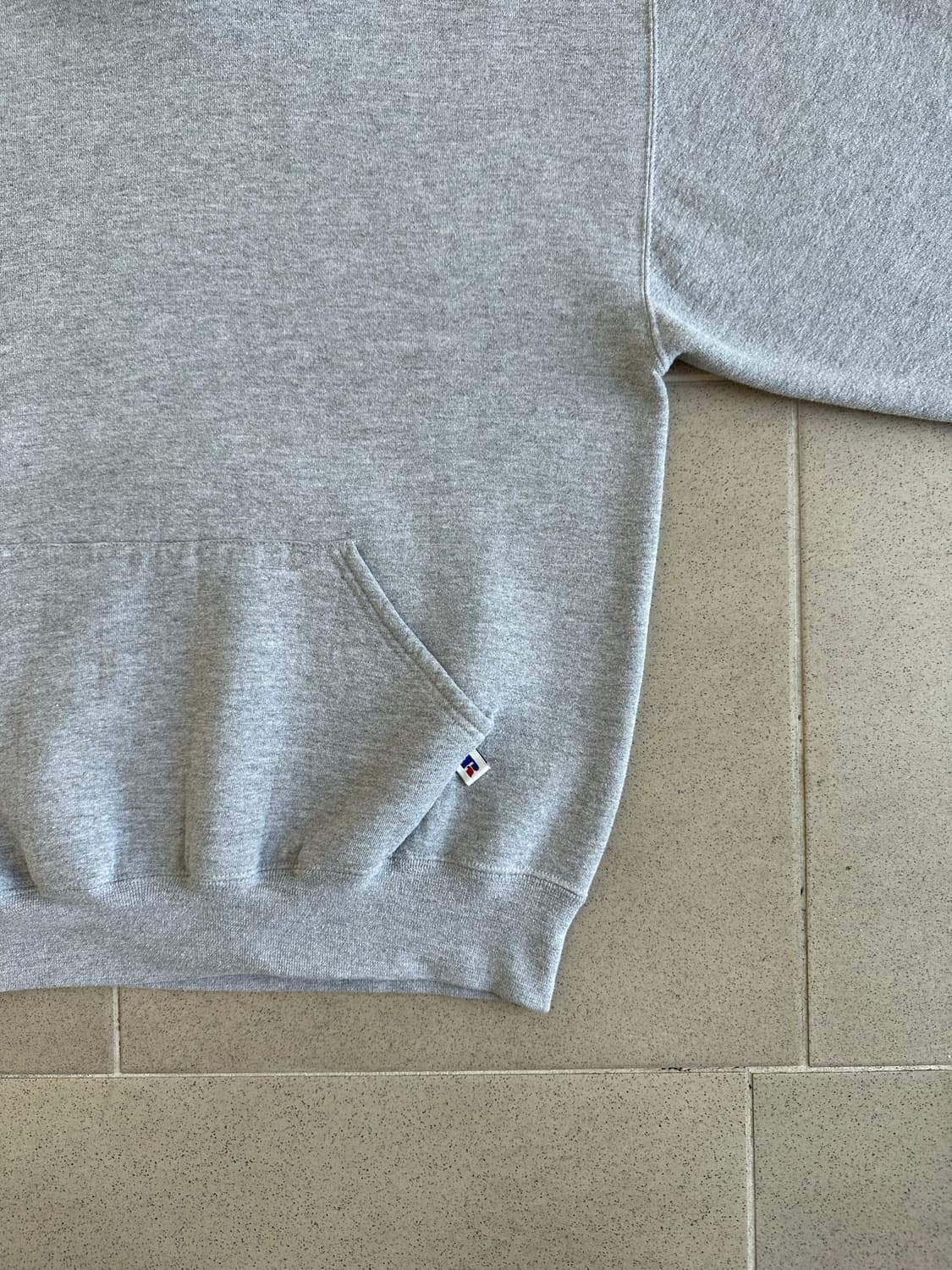 90s 빈티지 러셀 후드 그레이 L USA 상품이미지3