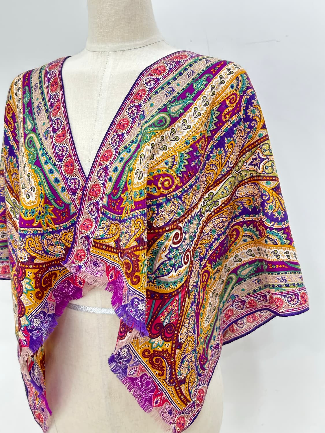 에트로 울 실크 머플러 상품이미지4