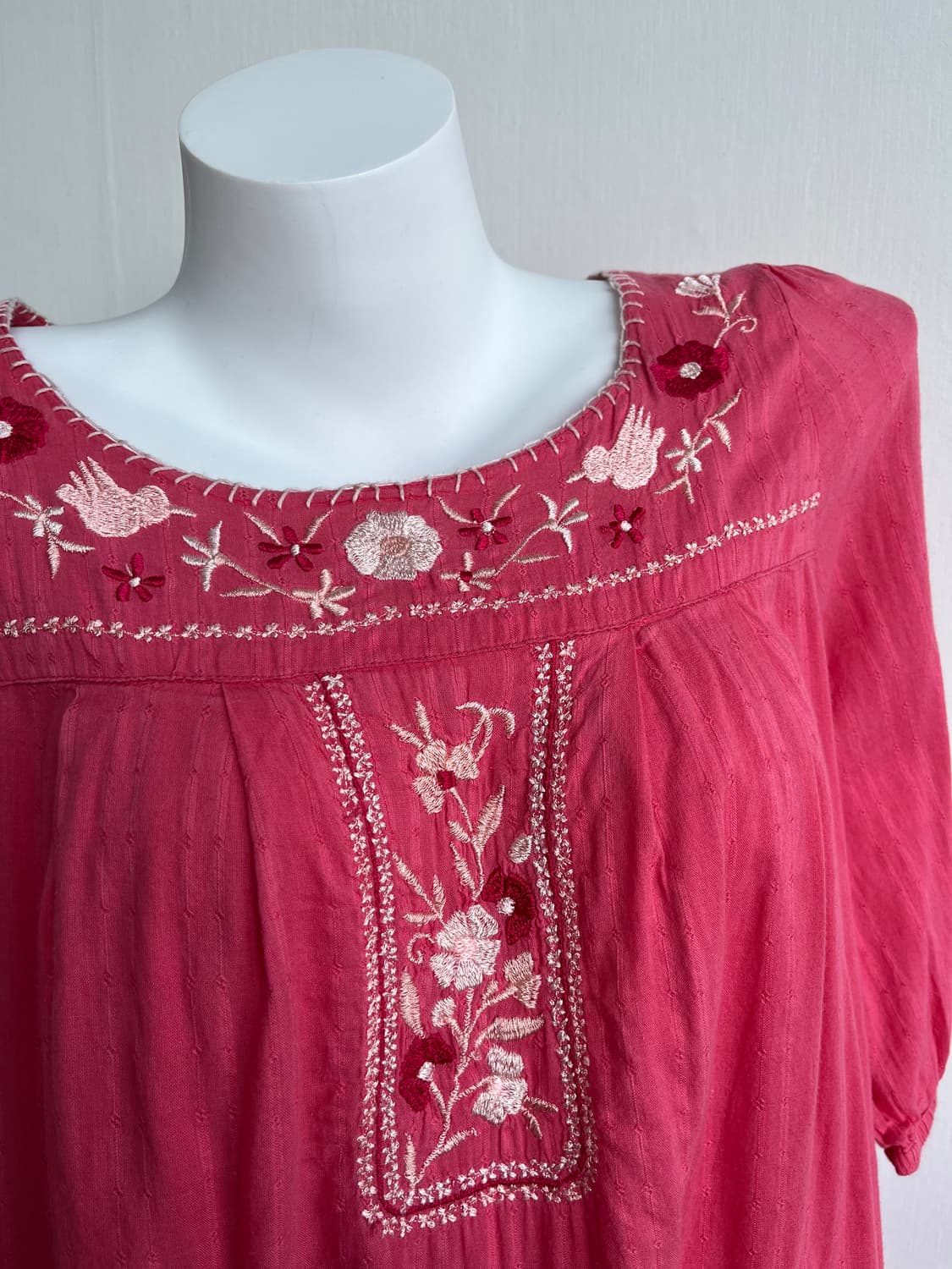 Kastane 핑크 자수 원피스 상품이미지3