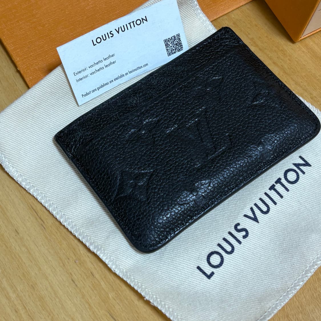 풀구성 루이비통 앙프렝뜨 카드지갑 홀더 상품이미지4