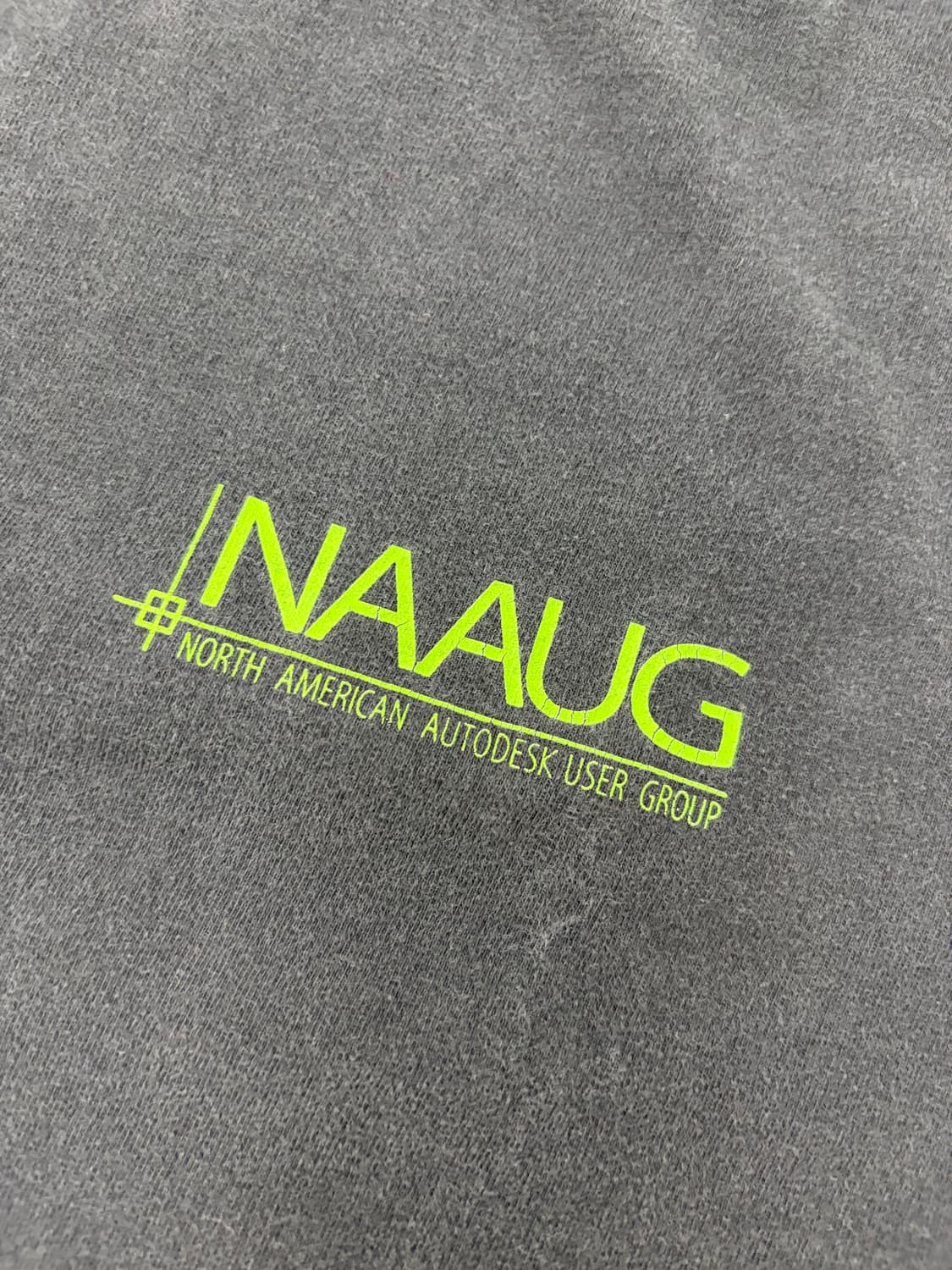 90s NAAUG Tee (black) 상품이미지5