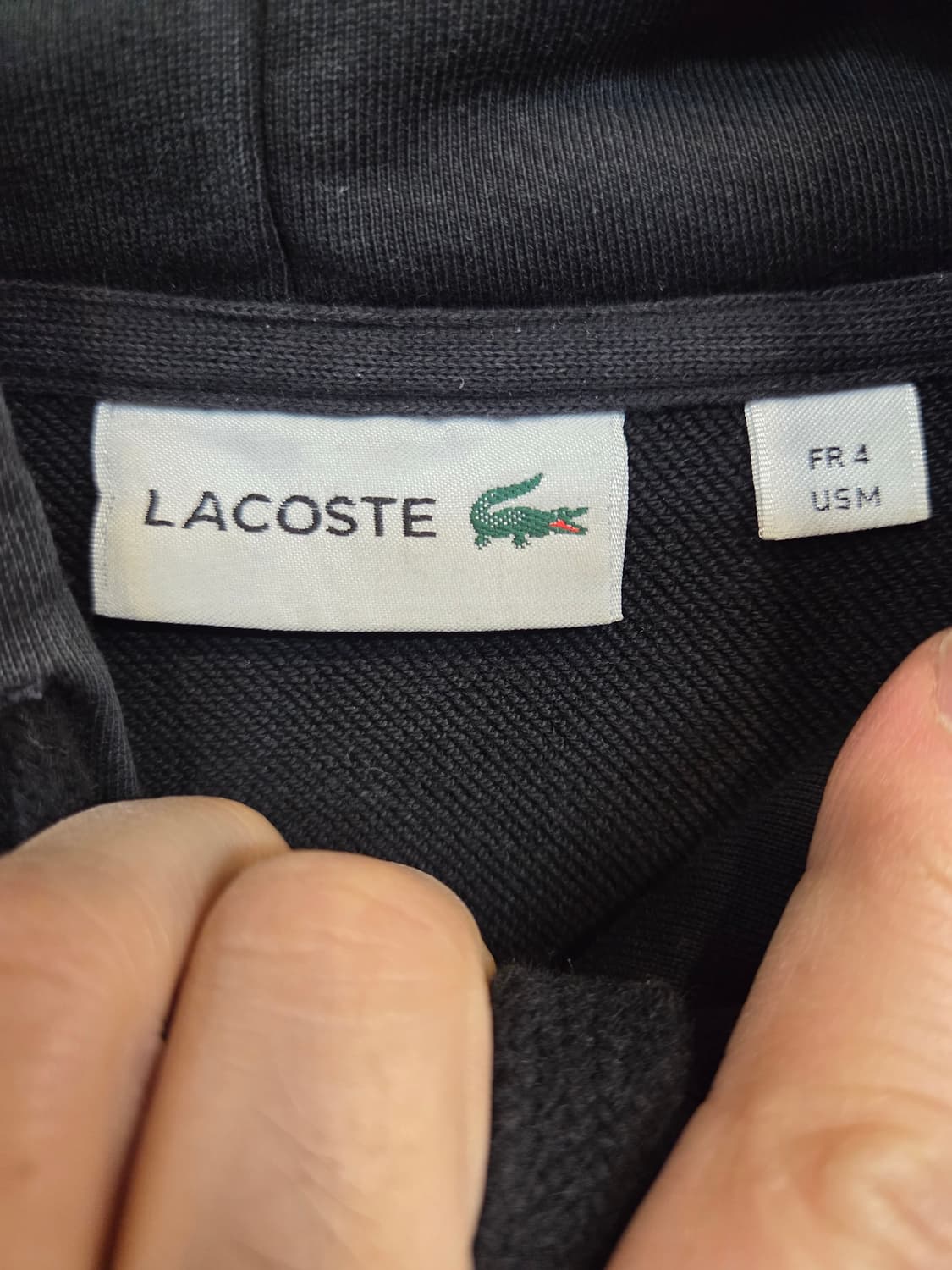 라코스테 빅로고 후드티 m 상품이미지3