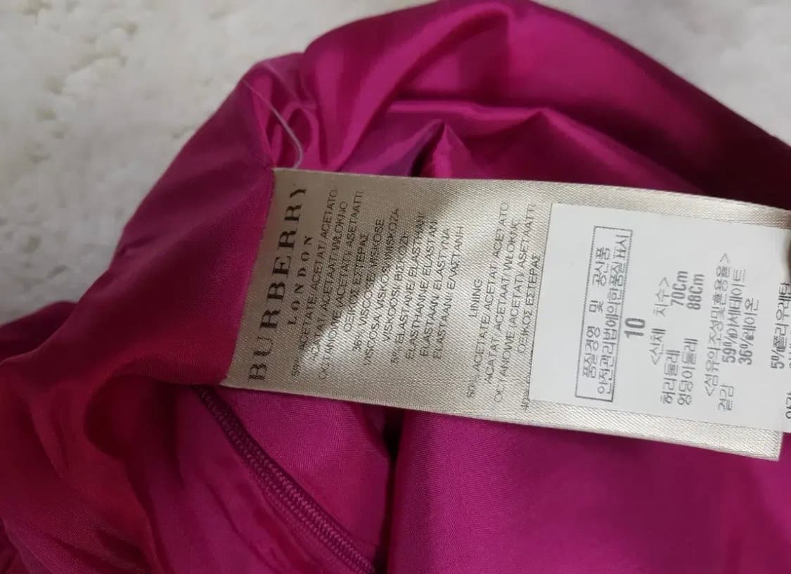 정품 버버리 셔츠형 원피스.66 상품이미지5