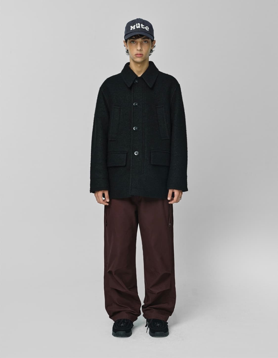 밀로아카이브루드부클레하프코트 M 상품이미지2