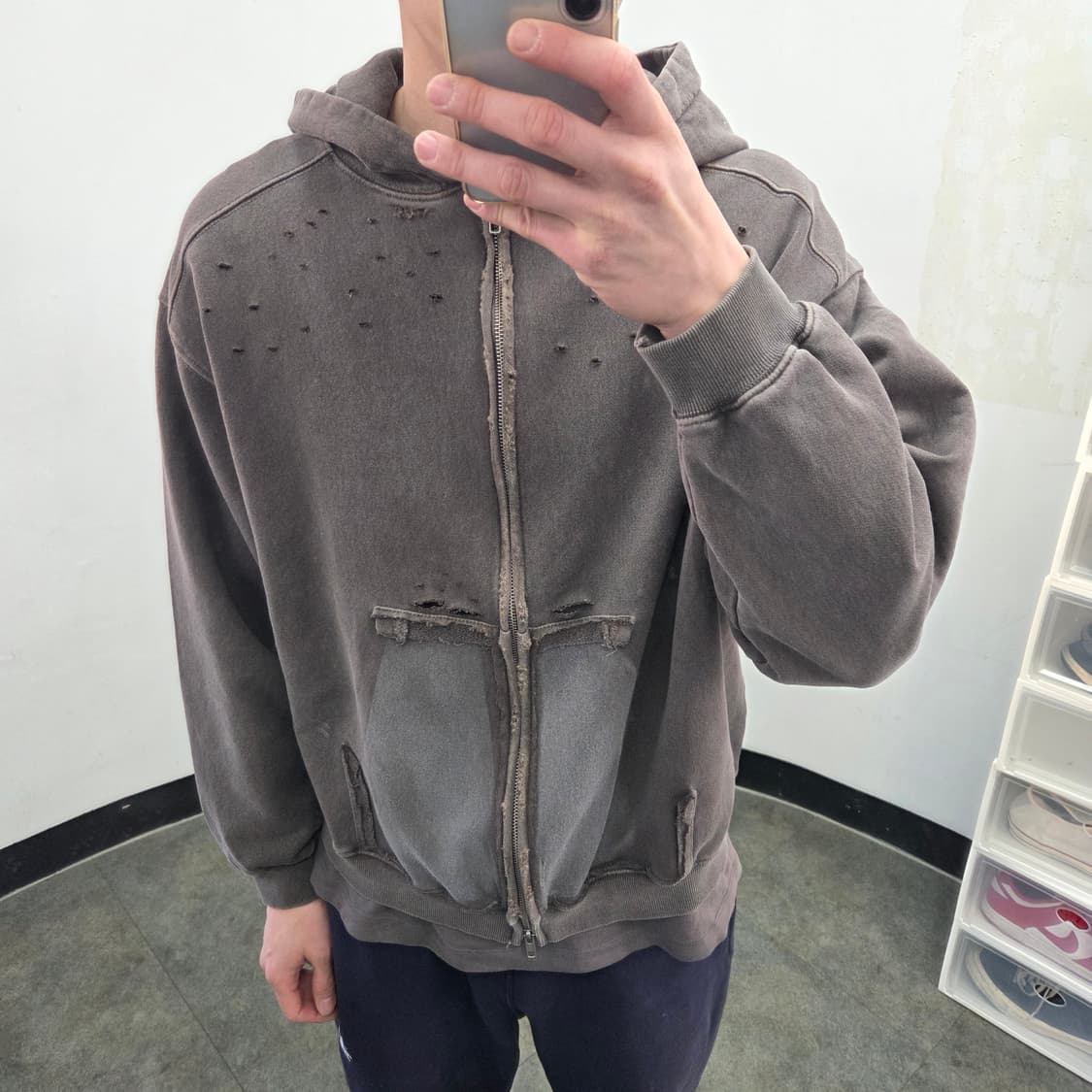 빈티지  집엎후드 상품이미지6