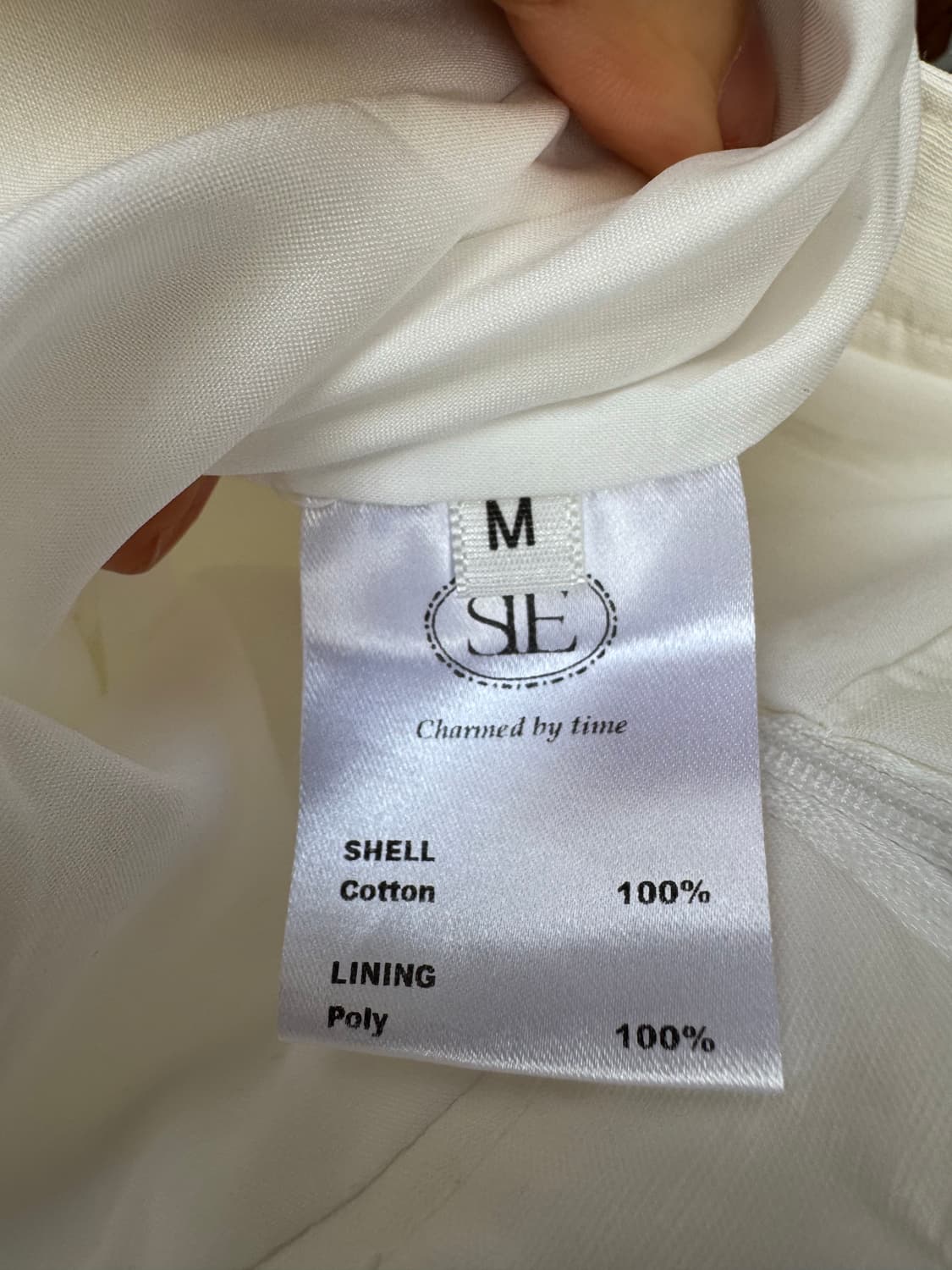 시엔느 sienne 포켓 포인트 화이트 핀턱 플리츠 롱 스커트 M 상품이미지5