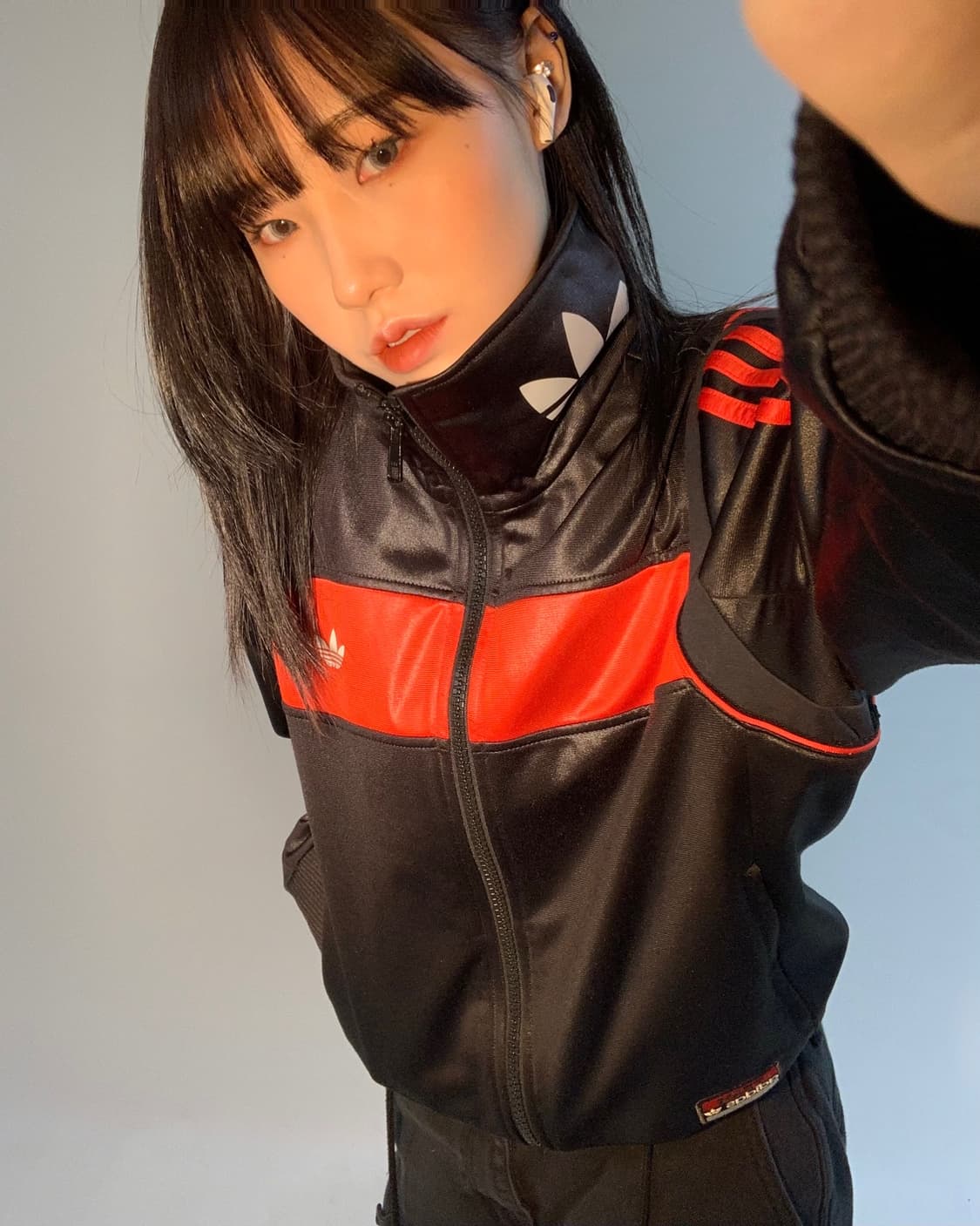 Adidas Red Black Track Jacket 상품이미지6