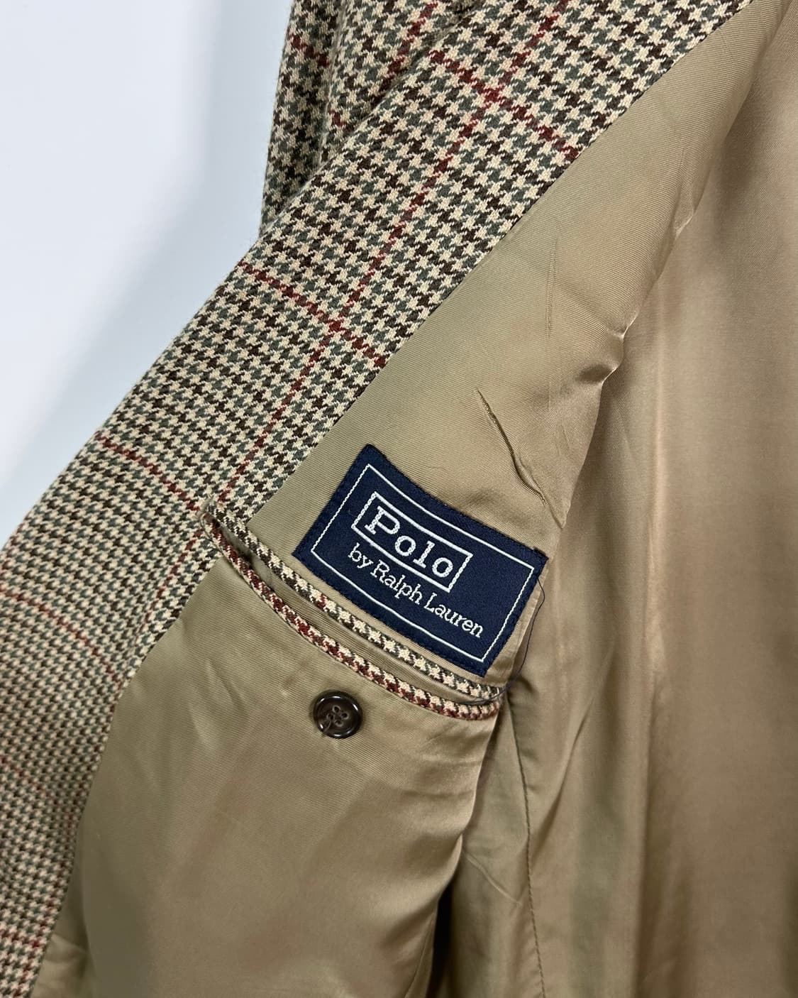 폴로 건클럽 체크 울 3b 블레이저 자켓  (va.57) 상품이미지7