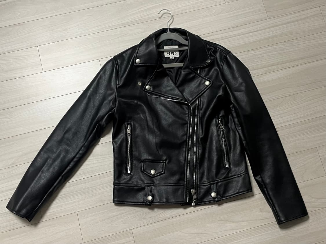 (새상품) 스파오 레더자켓 라이더자켓 상품이미지3