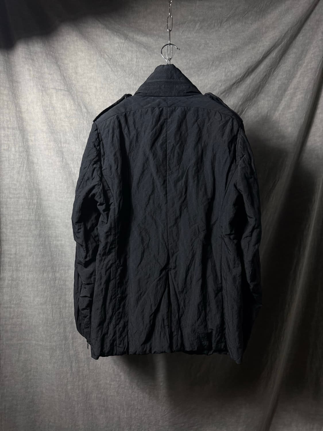THE VIRIDI-ANNE Crinkled Field Jacket    상품이미지4