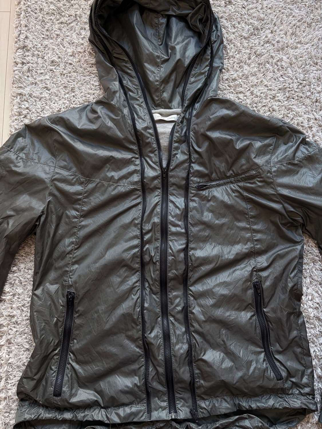 솔리드옴므 이중지퍼 바람막이 100 상품이미지3