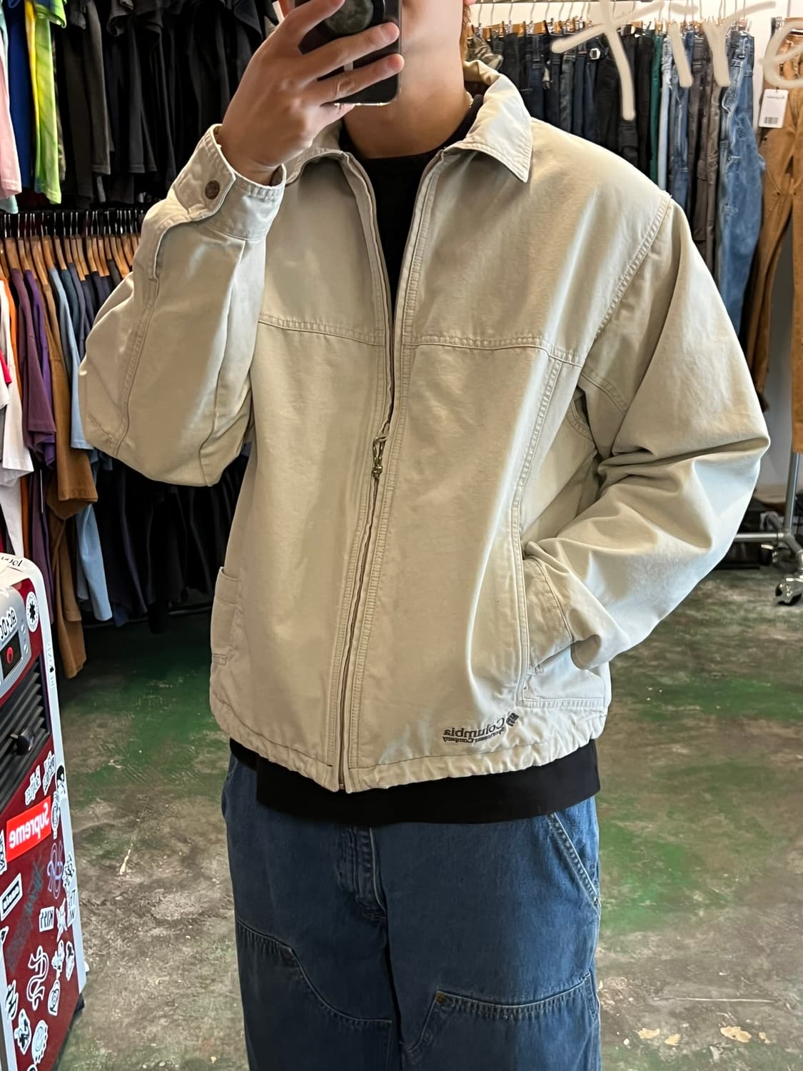 [M] 올드 콜롬비아 코튼 캔버스 필드 자켓 상품이미지2