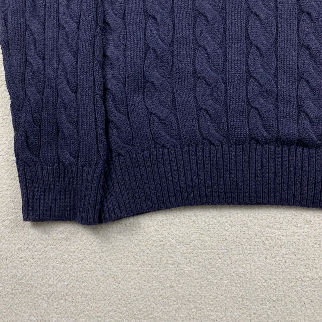 폴로 랄프로렌 포니로고 네이비 케이블 니트 상품이미지4