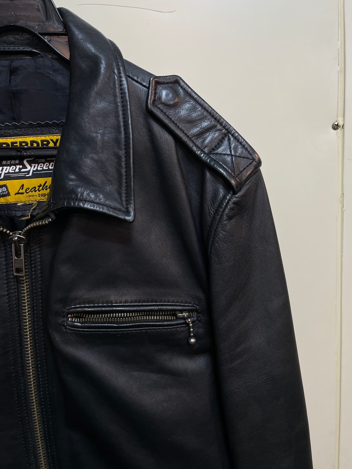 슈퍼드라이 가죽 자켓 상품이미지2