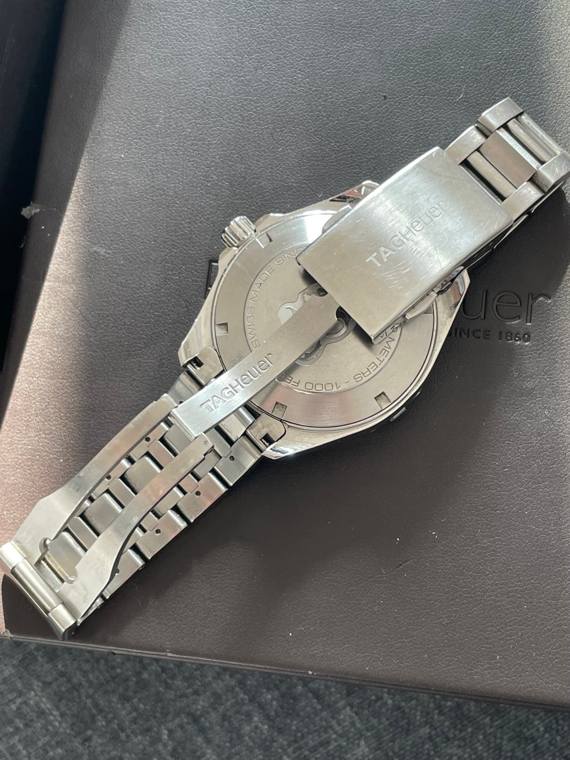 태그호이어 아쿠아레이서 41m 스틸 청판 상품이미지3