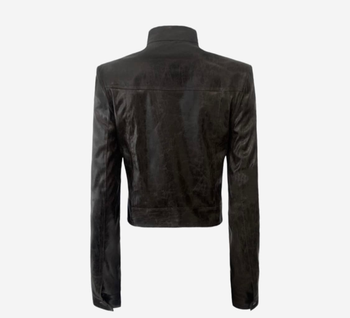 보헤미안 서울 레더 자켓 브라운 상품이미지2