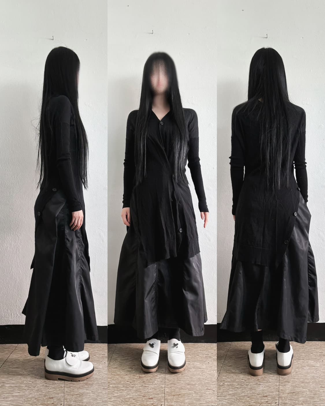 올세인츠 고딕 아방가르드 “too many buttons” 롱 가디건 상품이미지1