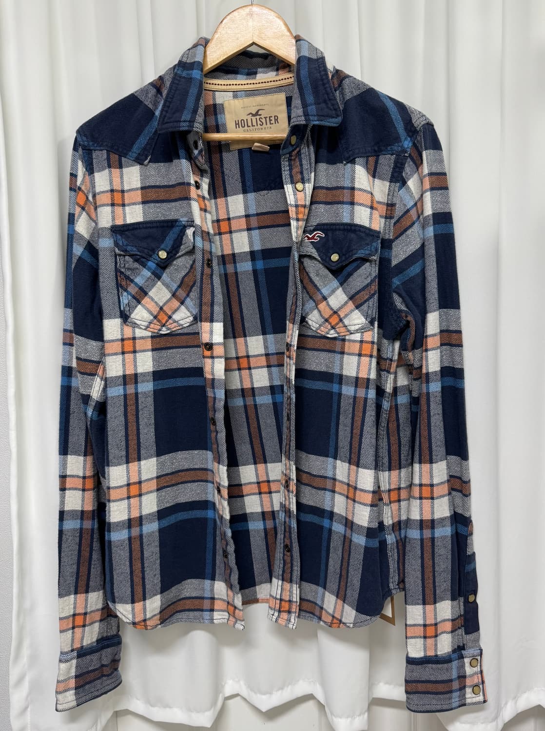 홀리스터 체크 셔츠 상품이미지5