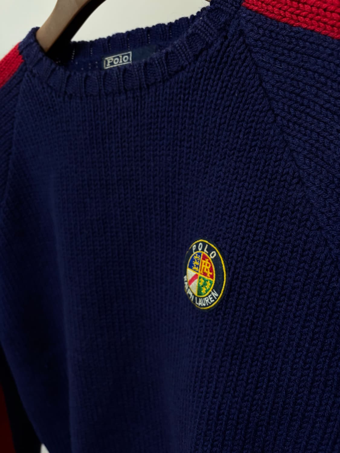 80s 폴로 랄프로렌 에스에이치 울 니트  상품이미지2