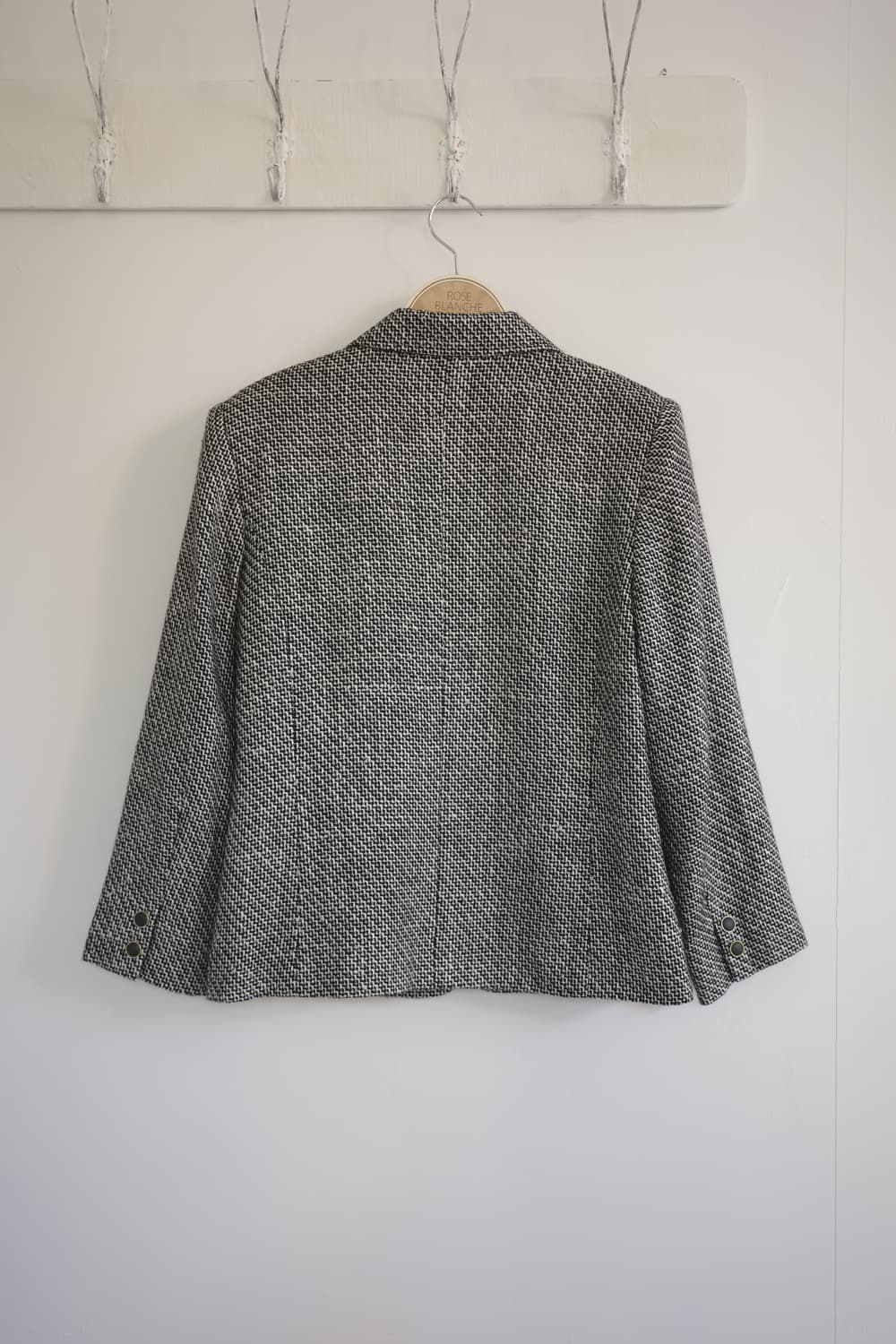 일본 빈티지 모던한 헤링본 자켓 상품이미지3