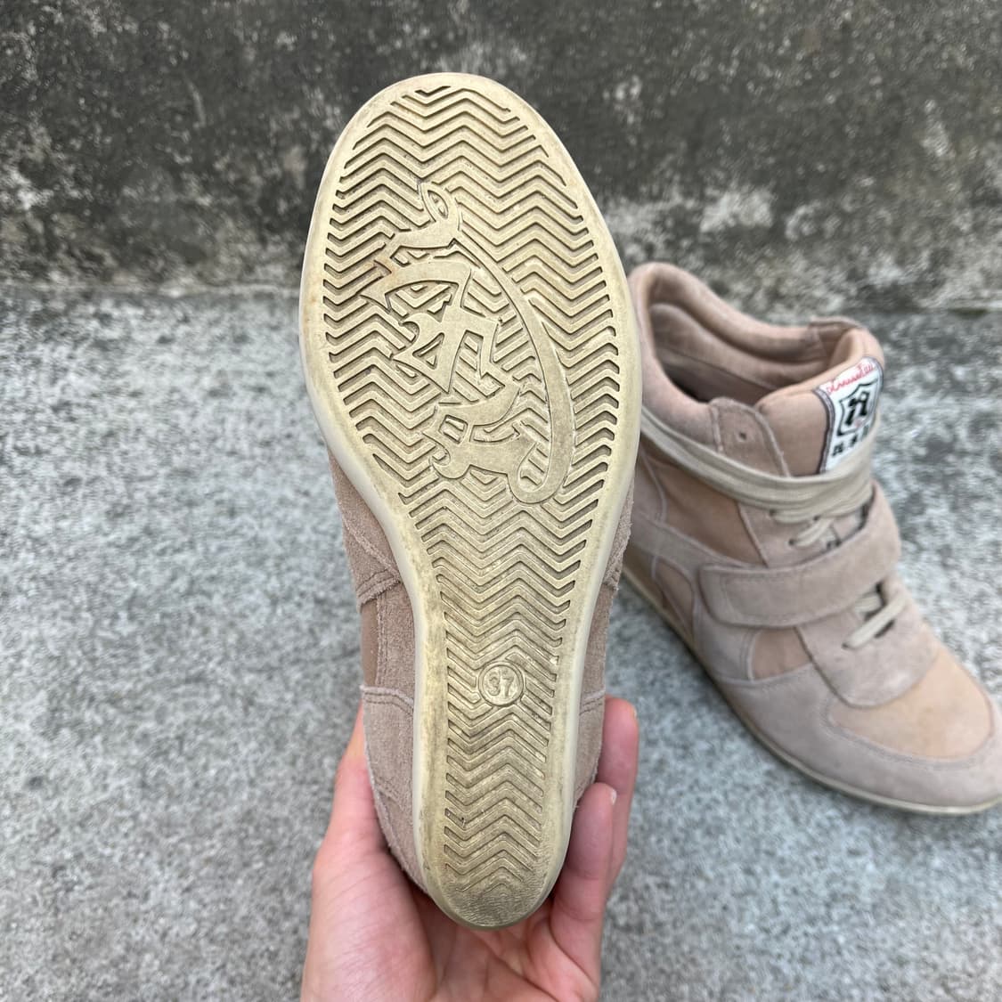 [37] ASH 스웨이드 웨지힐 스니커즈 (240) 상품이미지8