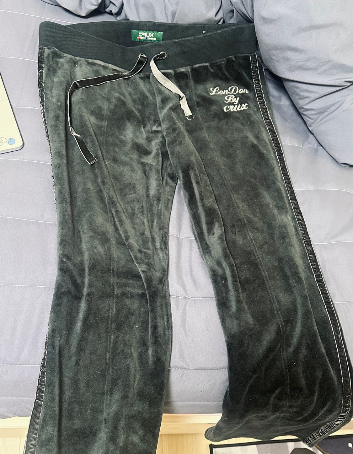 빈티지 벨벳 팬츠 상품이미지1