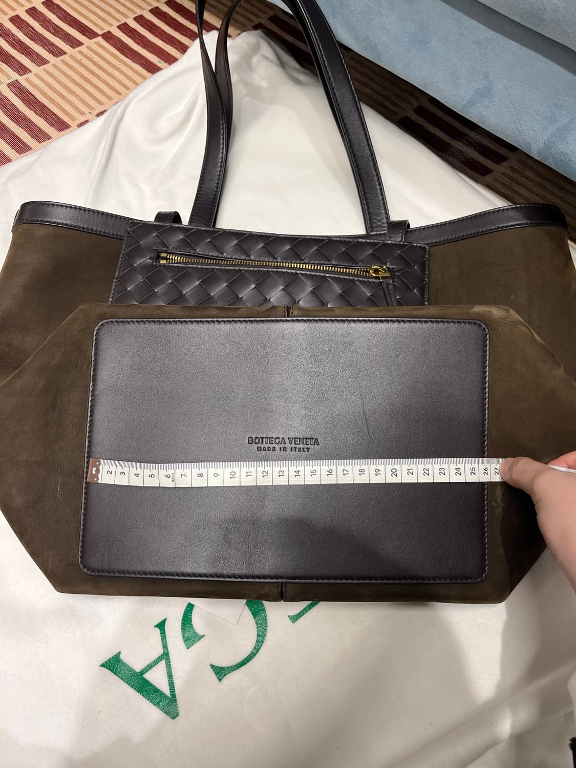 보테가 베네타 미디엄 플랩 토트백 상품이미지5